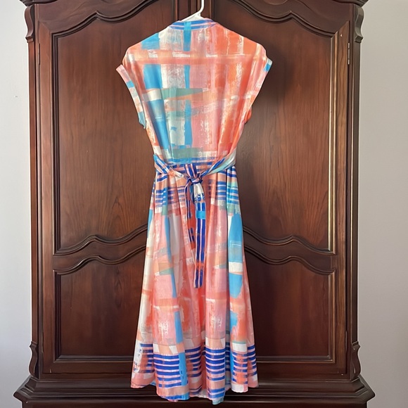 EVA FRANCO Pastel Print Midi Dress - Picture 5 of 8